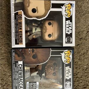 Funko Star Wars Obi-Wan Kenobi and Chewbacca Figures